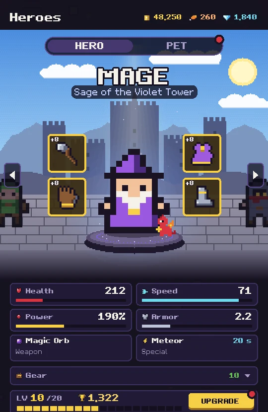 Choose your hero