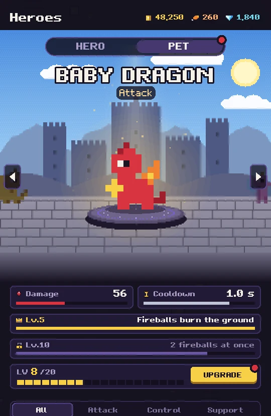 Your pet fights by your side